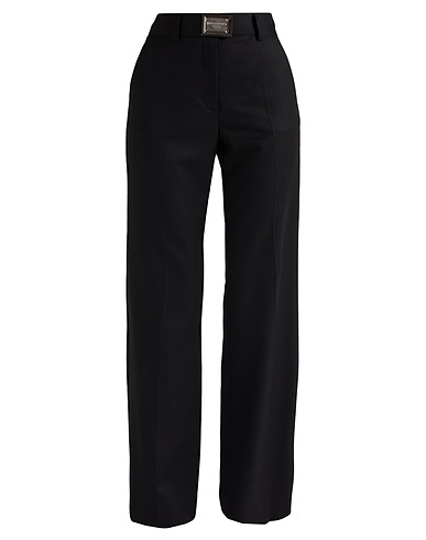 DOLCE&GABBANA Casual pants Black 100% Virgin Wool