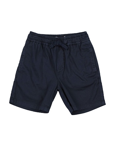MANUEL RITZ Shorts & Bermuda Midnight blue 97% Cotton, 3% Elastane