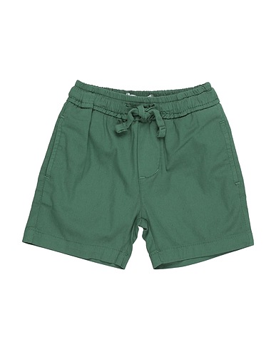 MANUEL RITZ Shorts & Bermuda Green 97% Cotton, 3% Elastane