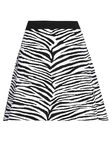 MICHAEL MICHAEL KORS Minigonna Bianco 64% Viscosa riciclata, 19% Nylon, 14% Poliestere, 3% Elastan