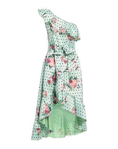 ODÌ ODÌ One-shoulder dress Light green 100% Polyester