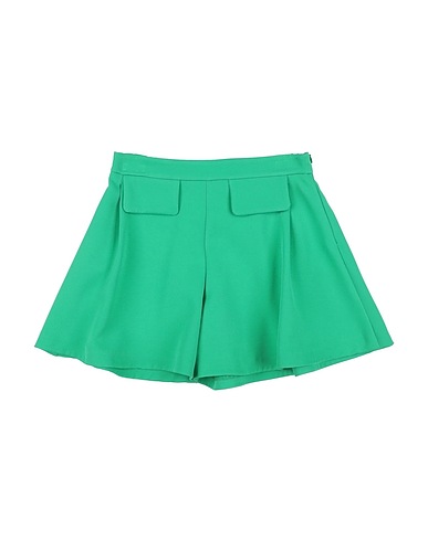 MEILISA BAI Shorts & Bermuda Green 88% Polyester, 12% Elastane