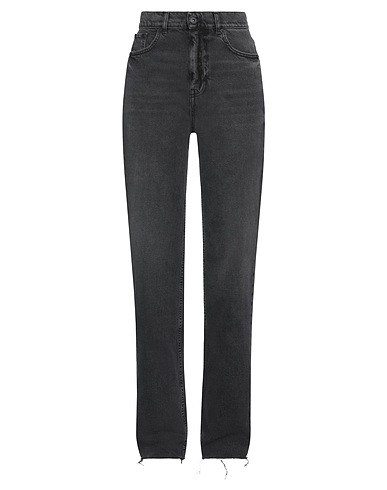 ACTITUDE by TWINSET Denim trousers Black 100% Cotton