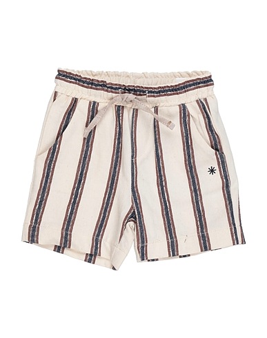 MANUEL RITZ Shorts & Bermudas Cremeweiß 70% Baumwolle, 22% Polyester, 8% Leinen