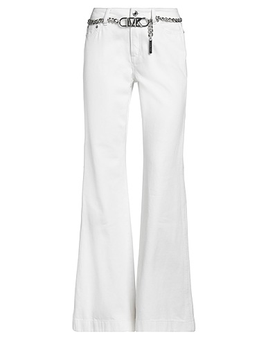 MICHAEL MICHAEL KORS Denim trousers White 100% Cotton