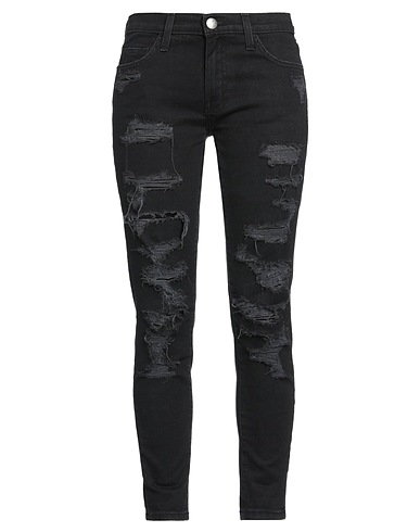 CURRENT/ELLIOTT Denim pants Black 98% Cotton, 2% Elastane