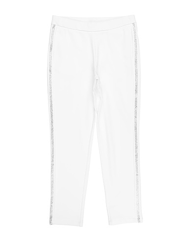 EMPORIO ARMANI Casual trouser White 83% Cotton, 17% Polyester