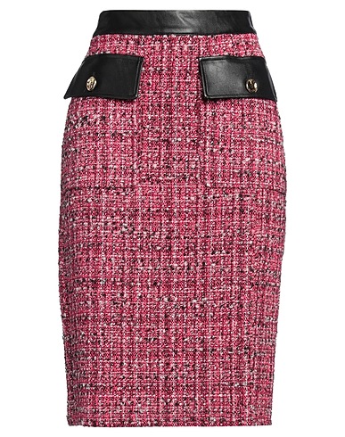 PINKO Midi skirt Fuchsia 42% Cotton, 22% Acrylic, 21% Polyester, 8% Wool, 7% Other Fibres
