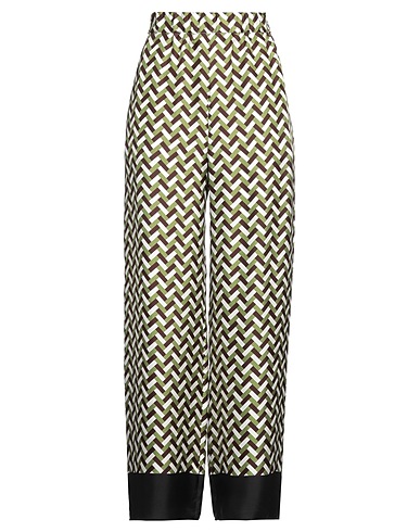 MAX MARA 캐주얼 바지 그린 100% 실크