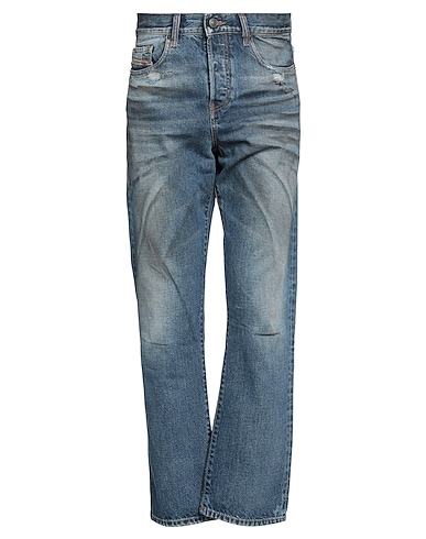 DIESEL Denim trousers Blue 74% Cotton, 26% Hemp