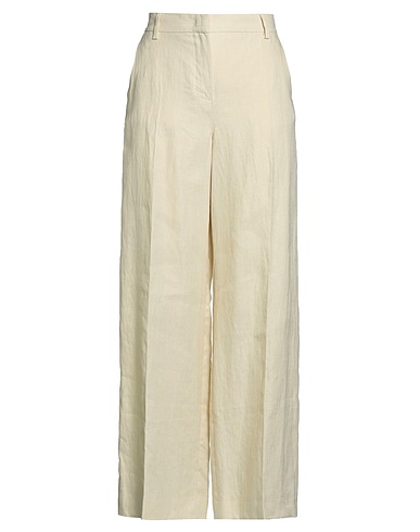 WEEKEND MAX MARA Pantalone Panna 100% Lino