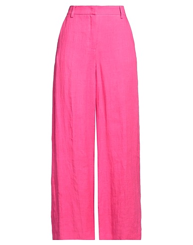 WEEKEND MAX MARA Casual trouser Fuchsia 100% Linen