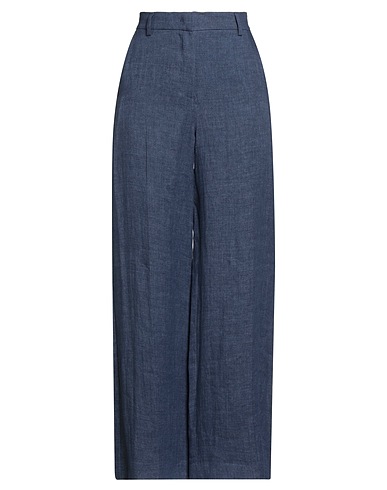 WEEKEND MAX MARA Pantalon Bleu 100% Lin