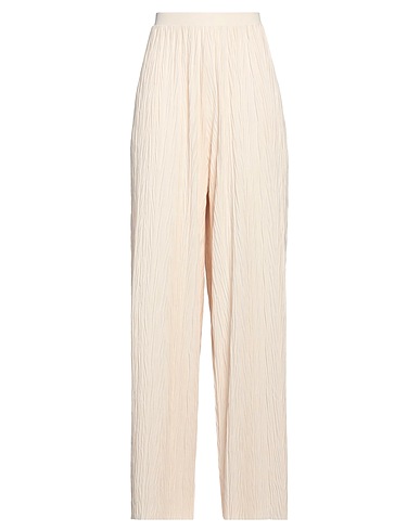 MAX MARA Casual trouser LEISURE Cream 100% Polyester