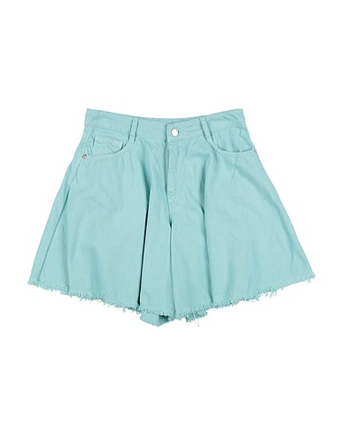 EMPORIO ARMANI Denim shorts Turquoise 100% Cotton