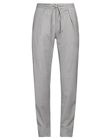 INCOTEX Casual pants Grey 99% Virgin Wool, 1% Elastane