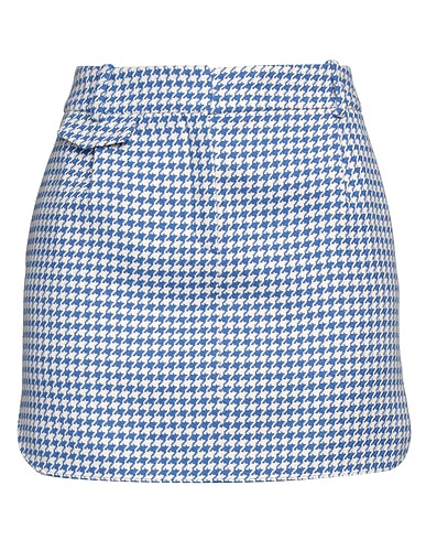 HUGO Mini skirt Azure 85% Cotton, 10% Polyester, 5% Other Fibres