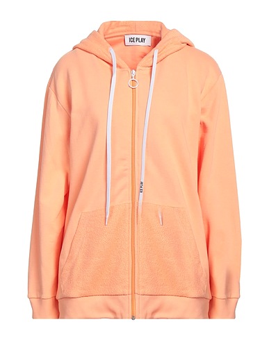 ICE PLAY Hooded track jacket  Apricot 100% Cotton