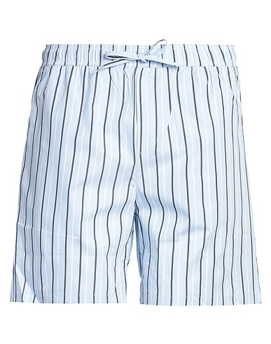 SAMSØE Φ SAMSØE Shorts & Bermuda Light blue 100% Organic cotton