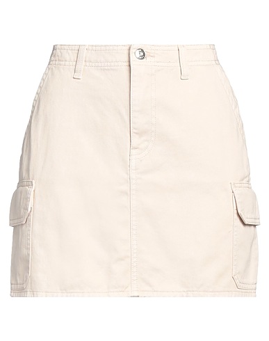ONLY Denim skirt BLUE DENIM Beige 50% Organic cotton, 50% Cotton