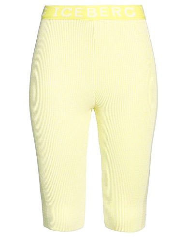 ICEBERG Shorts & Bermuda Lime green 100% Cotton