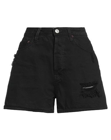 HAIKURE Shorts vaqueros Negro 100% Algodón