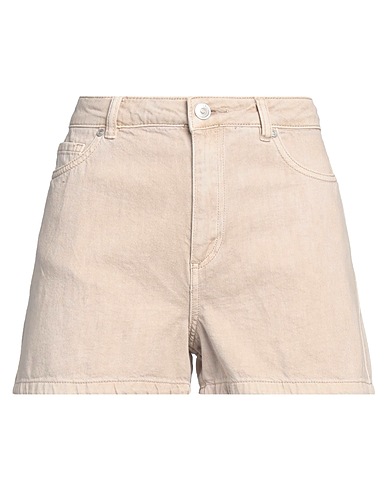 ONLY Short en jean BLUE DENIM Beige 100% Coton