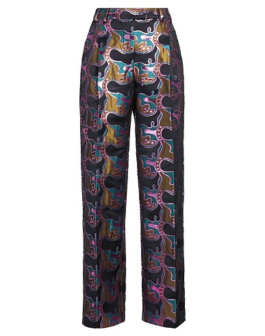 LA DOUBLE J Casual pants Khaki 54% Polyester, 37% Recycled polyester, 9% Metallic Polyester