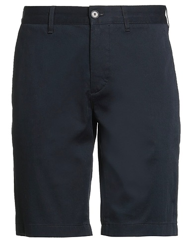 LACOSTE Shorts & Bermuda Midnight blue 97% Cotton, 3% Elastane