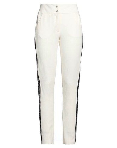 PHILIPP PLEIN Casual pants White 60% Viscose, 40% Virgin Wool