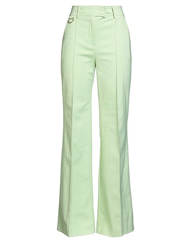 LIU •JO Casual trouser Light green 49% Cotton, 48% Polyamide, 3% Elastane