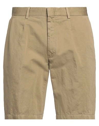 ZEGNA Shorts & Bermuda Military green 71% Cotton, 29% Linen