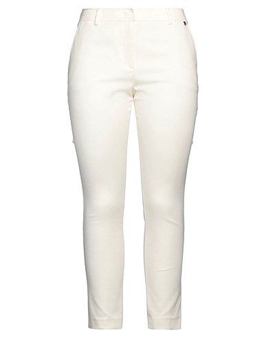 LIU •JO Pantalone Avorio 49% Cotone, 48% Poliammide, 3% Elastan