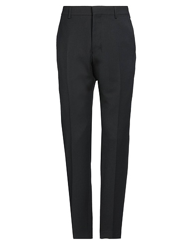 AMI ALEXANDRE MATTIUSSI Casual pants Black 55% Polyester, 45% Virgin Wool