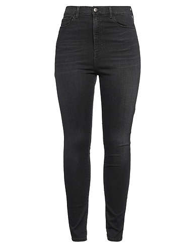 EMPORIO ARMANI Denim pants Black 74% Cotton, 13% Modal, 9% Elastomultiester, 4% Elastane