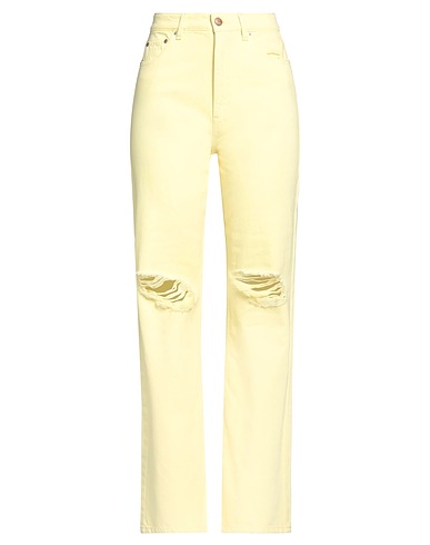 ONLY Pantalones vaqueros Amarillo 100% Algodón
