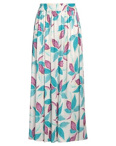 TOY G. Maxi Skirts Ivory 94% Polyester, 6% Elastane
