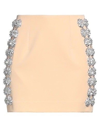 TASSOS MITROPOULOS Mini skirt Beige 95% PES, 5% Elastane