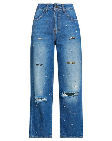 RIVULET Denim trousers Blue 100% Cotton