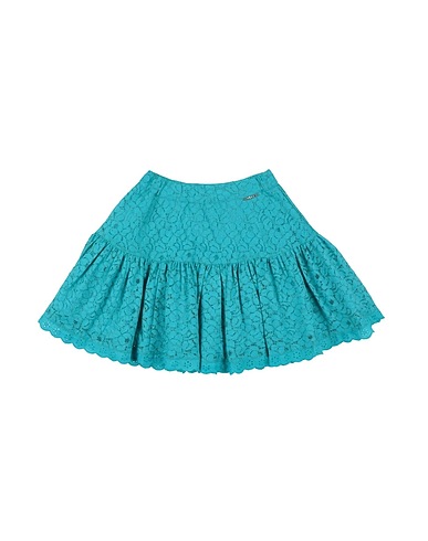 TWINSET Skirt Turquoise 80% Cotton, 20% Polyamide