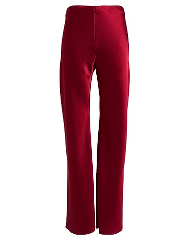 JUCCA Casual pants Burgundy 100% Polyester