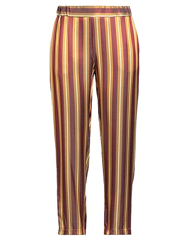 OTTOD'AME Casual pants Burgundy 58% Acetate, 42% Viscose