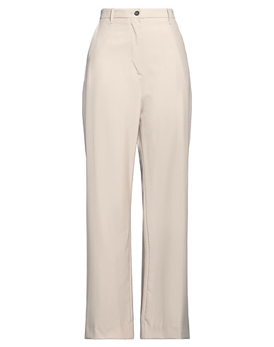 NINE IN THE MORNING Pantalone Beige 67% Lana, 33% Seta