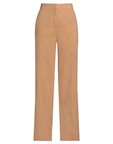 CALVIN KLEIN Casual trouser Camel 98% Lyocell, 2% Elastane