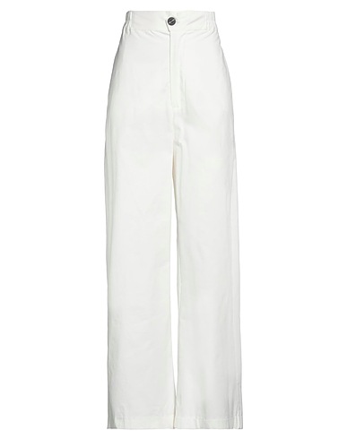 THOM KROM Casual trouser White 97% Cotton, 3% Elastane