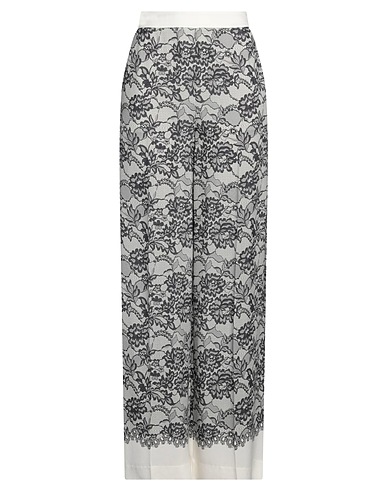 TWINSET Casual trouser Off white 100% Viscose