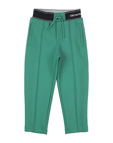 EMPORIO ARMANI Casual pants Green 76% Cotton, 18% Polyester, 6% Elastane, Polyamide