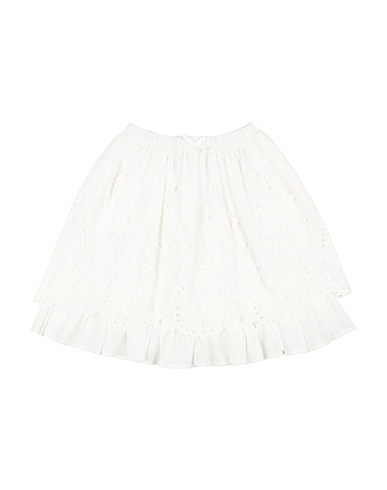 TWINSET GIRL Юбка Белый 100% Хлопок
