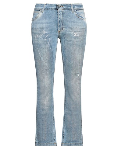 RIVULET Denim trousers Blue 98% Cotton, 2% Elastane