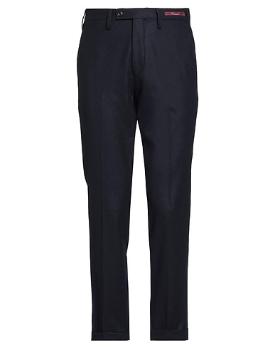 MICHAEL COAL Casual pants Navy 93% Virgin Wool, 5% Cashmere, 2% Elastane